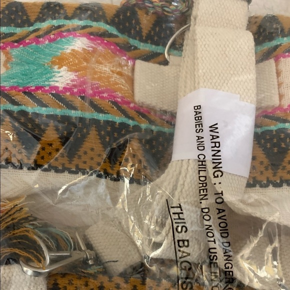 ?? NWT American And Beyond Travel Three Bags In One Boho-Fringed Backpac main image 6